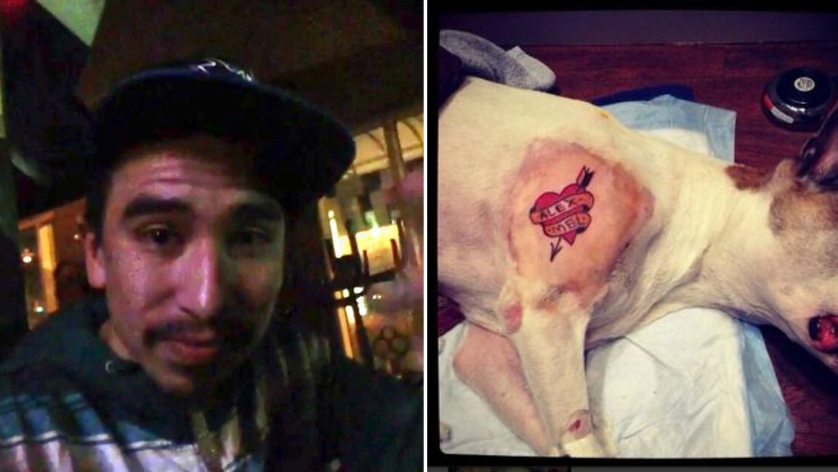 Mistah Metro tatuerade sin hund.